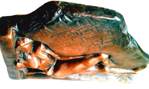 "Godimento interiore" 1-8 altorilievo  bronzo su marmo by Gladys Sica, Sculpture for Sale on Select
