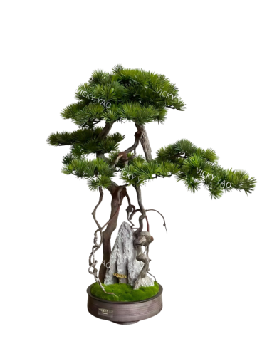 VICKY YAO - 《Resilience · Pine & Stone》56x60cmH by VICKY YAO, Sculpture for Sale on Select
