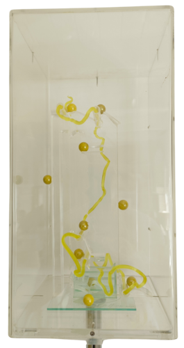 Architetture molecolari in giallo by Fiorenzo Belfiore, Sculpture for Sale on Select