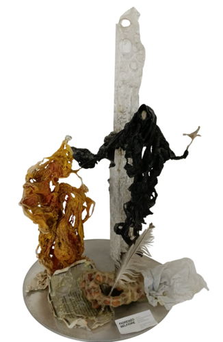 Il poeta eretico e le sue visioni antropomorfe(Cecco d'Ascoli) by Fiorenzo Belfiore, Sculpture for Sale on Select