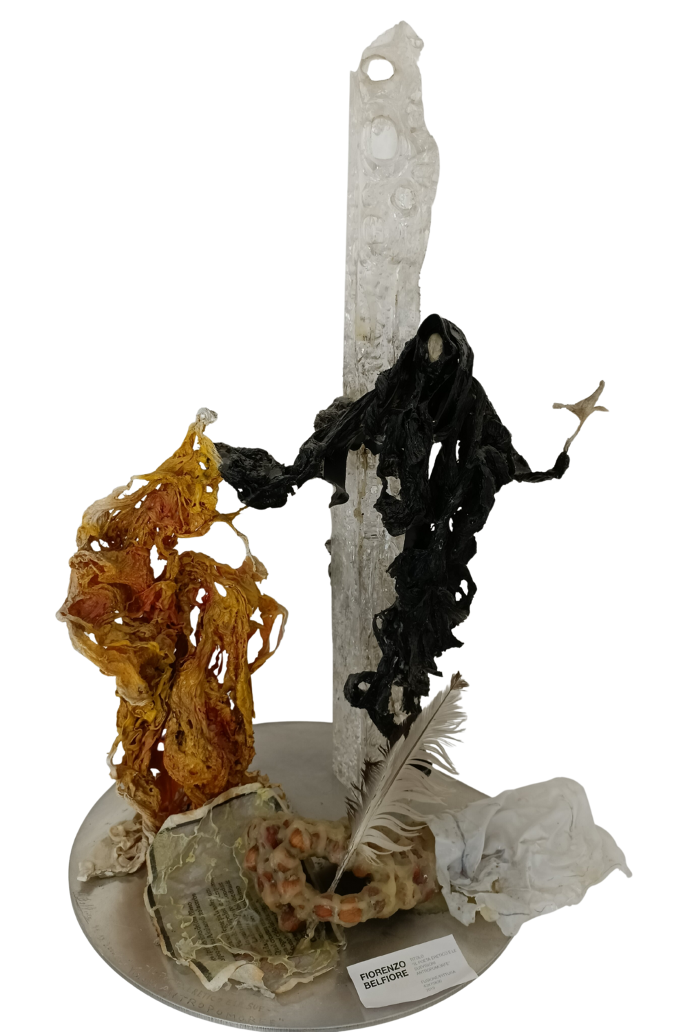 Il poeta eretico e le sue visioni antropomorfe(Cecco d'Ascoli) Fiorenzo Belfiore Sculpture for sale