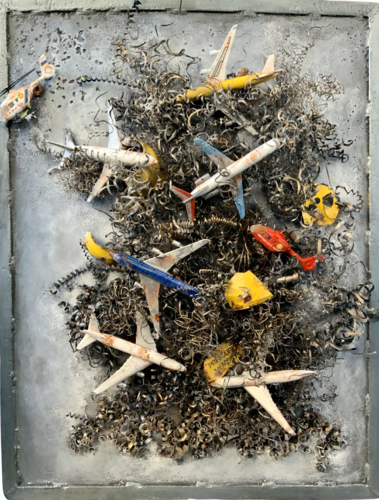 THE AIRCRAFT CEMETRY by ARTEINDUSTRIALE, Sculpture for Sale on Select