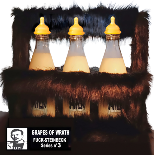 Grapes of Wrath - Fuck-Steinbeck n°3 by Roberto Depangher, Sculpture for Sale on Select