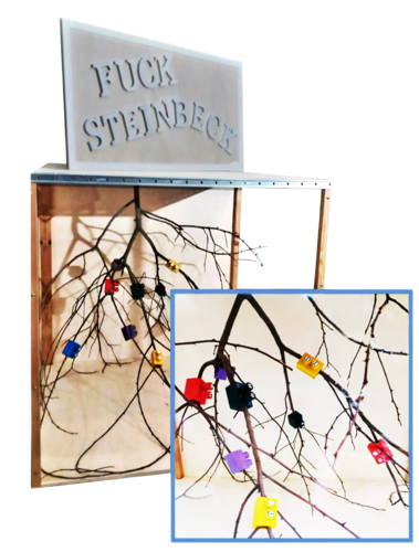 To a God Unknown - Fuck Steinbeck n°1 by Roberto Depangher, Sculpture for Sale on Select