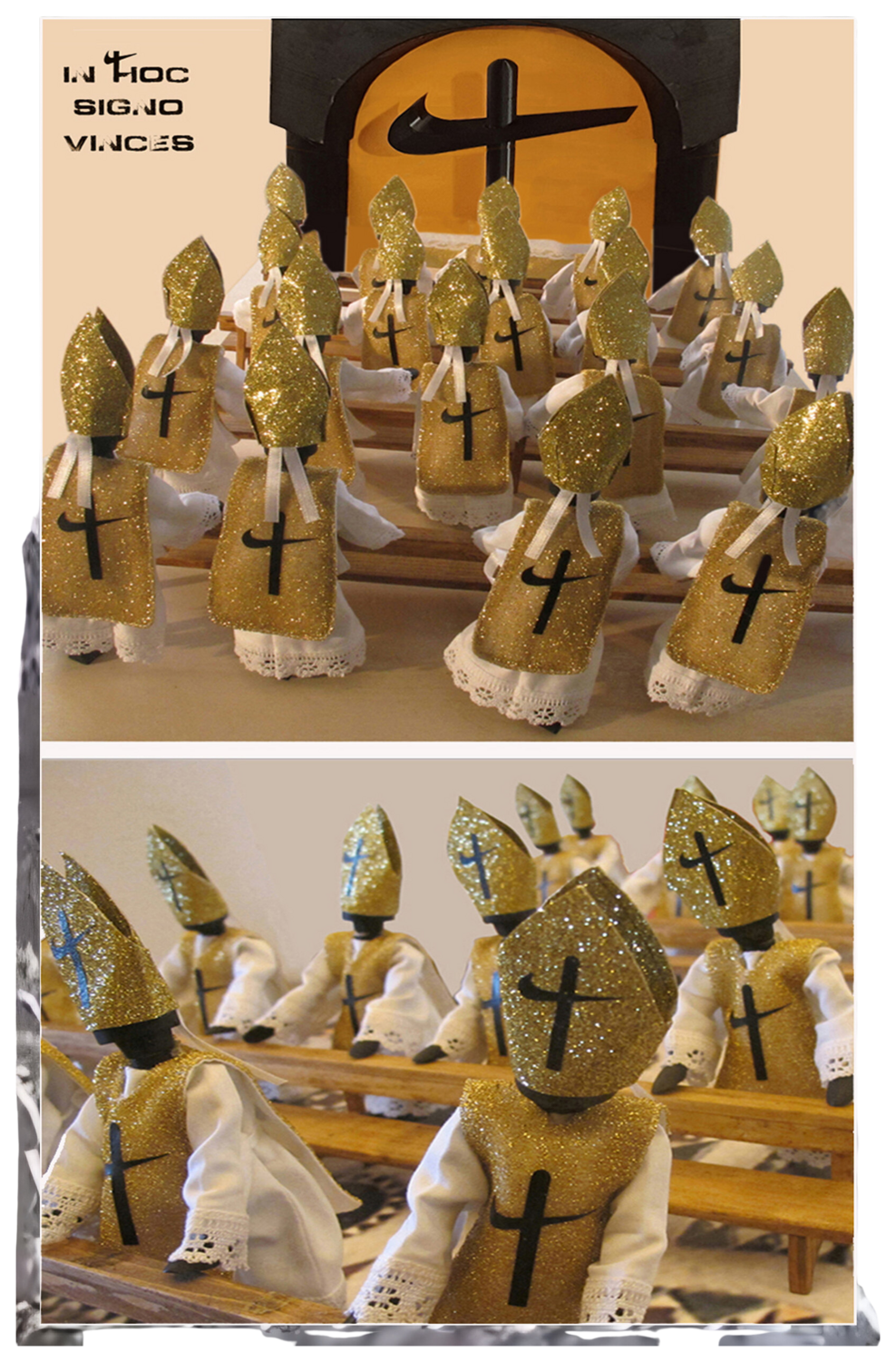 In Hoc Signo Vinces! Roberto Depangher Sculpture for sale