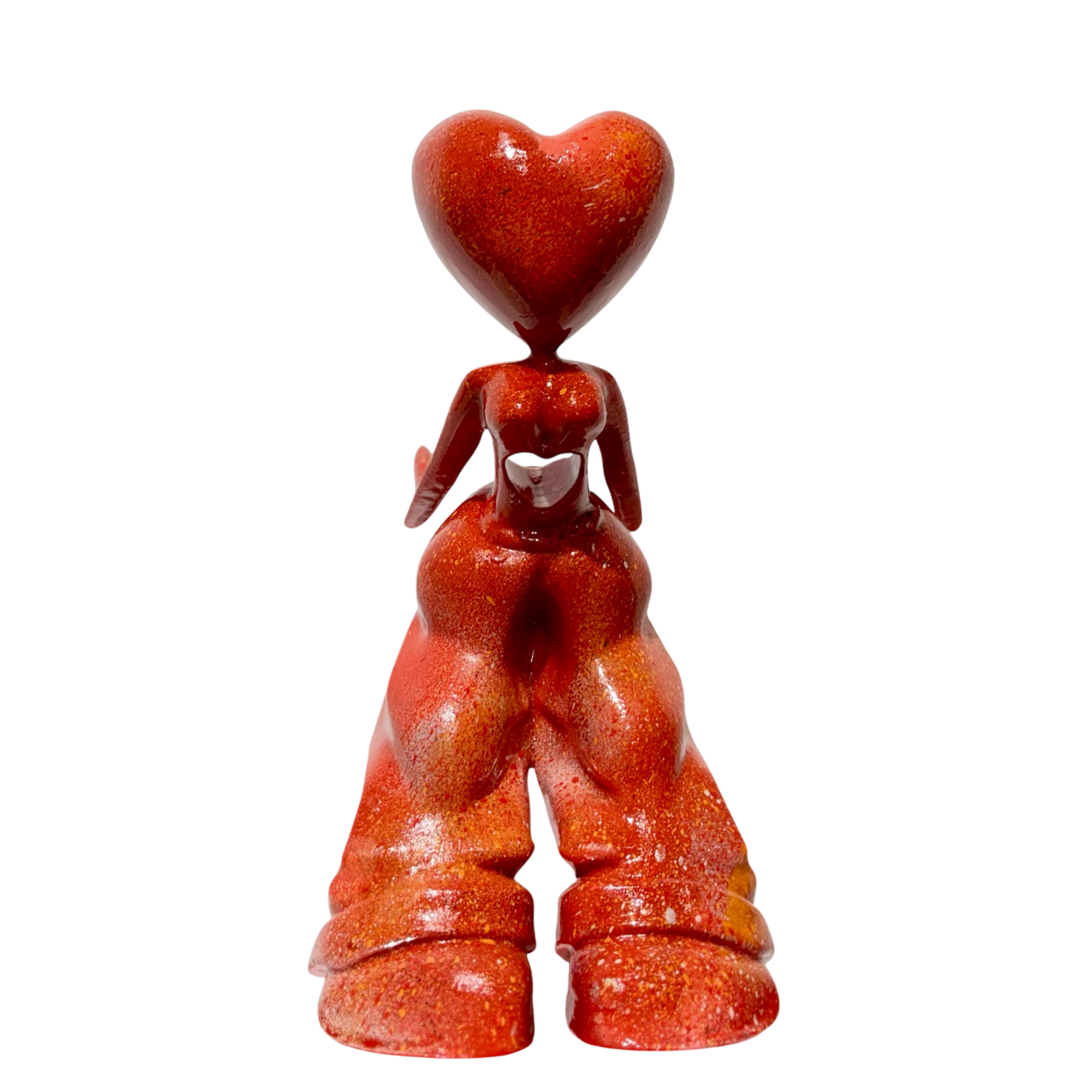 open heart Pauline Cornee Sculpture for sale