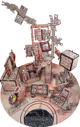 " Birthplace of the binary world " by Thomas Kelm, Sculpture for Sale on Select