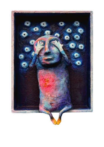 Under Watch (Überwacht) by Katja Reichert, Sculpture for Sale on Select