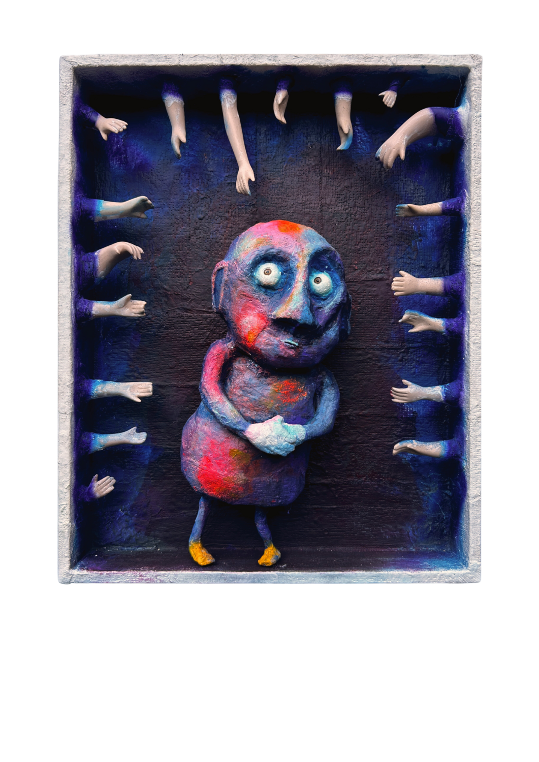 Overwhelmed (Überfordert) Katja Reichert Sculpture for sale