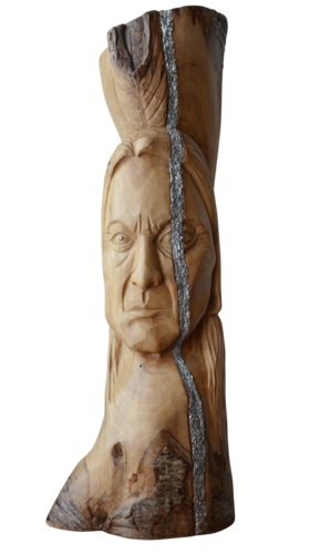Sitting Bull by Sylvie Bonneau, Sculpture for Sale on Select