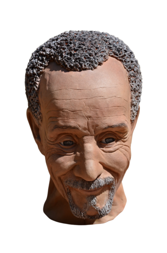 Pierre Rabhi by Sylvie Bonneau, Sculpture for Sale on Select