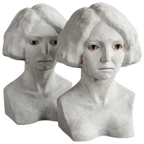 The Migraine Dialogue (Diptych) by Gediminas Endriekus, Sculpture for Sale on Select