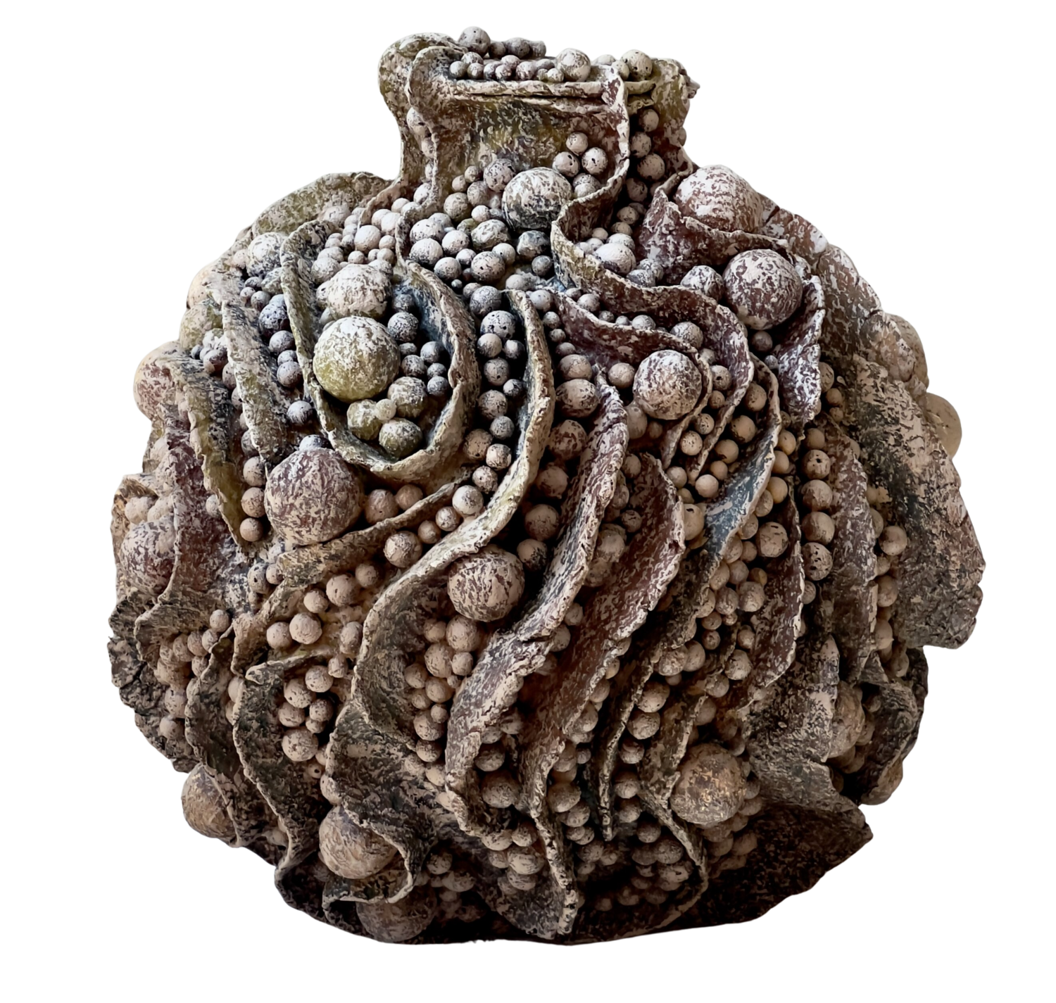Terravoluta — Sculptural Organic Vessel in Earth Tones Natalia Tykhoniuk Sculpture for sale