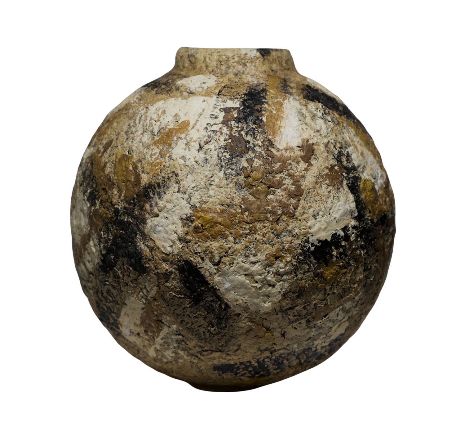 Arctura – Abstract Textured Paper-Clay Sculptural Vessel Natalia Tykhoniuk Sculpture for sale