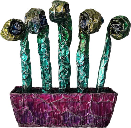 Fat Flowers - Box no.4 by Christoph Robausch, Sculpture for Sale on Select