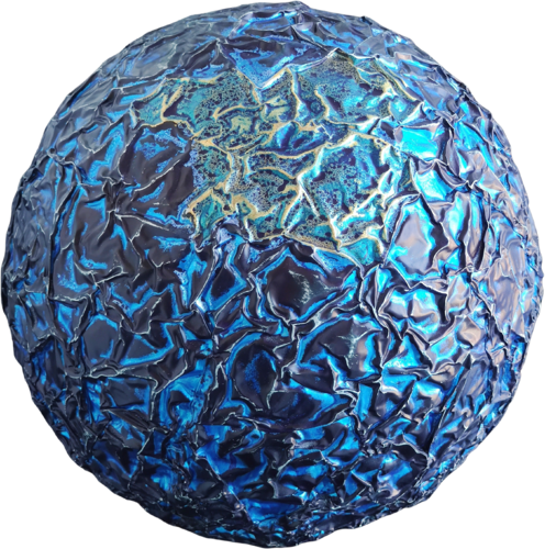 Emerge [black-blue-gold] by Christoph Robausch, Sculpture for Sale on Select
