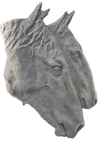 The Echo Of The Gallop by Predună Cristinel, Sculpture for Sale on Select
