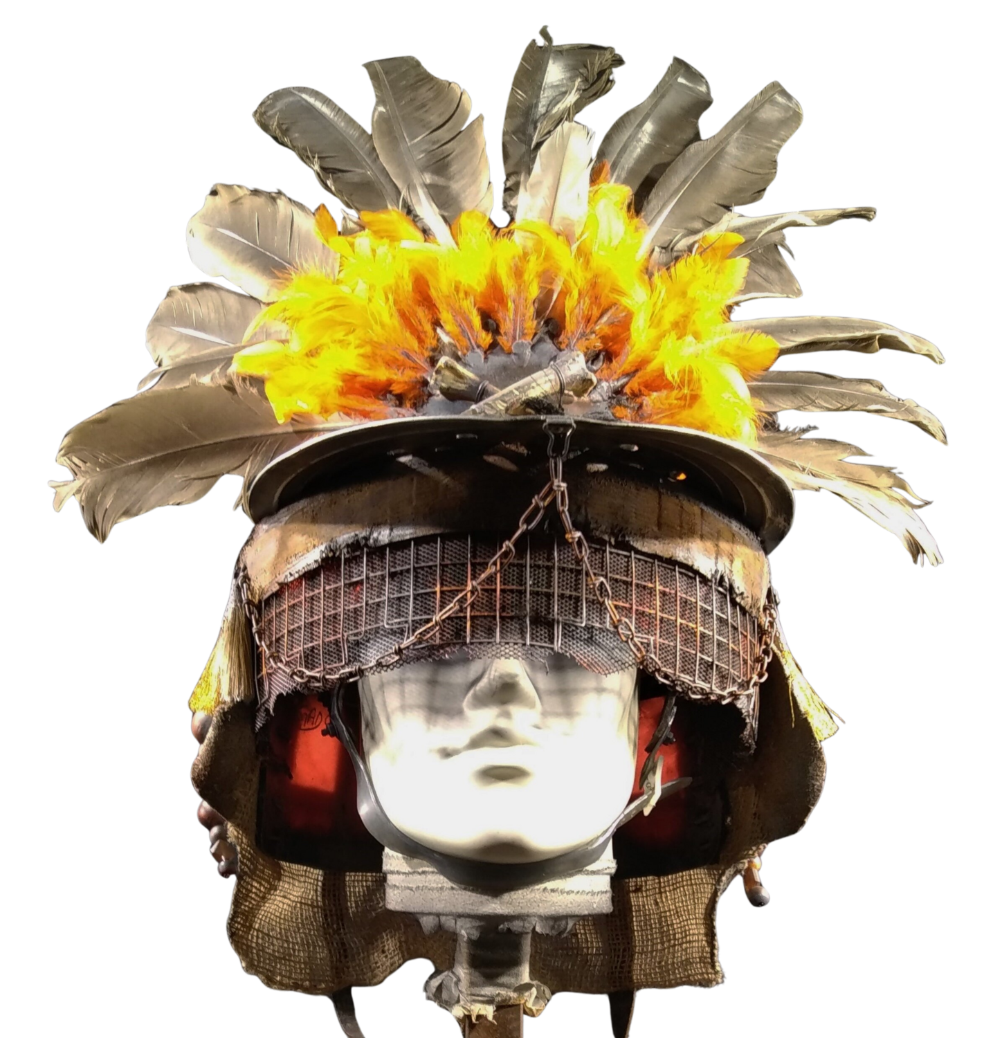 Orange Hat GAD Sculpture for sale