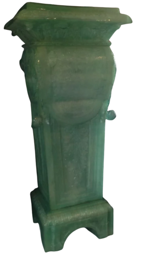 Colonne à la manière de Charles André Boulle en résine verte by RAPH, Sculpture for Sale on Select
