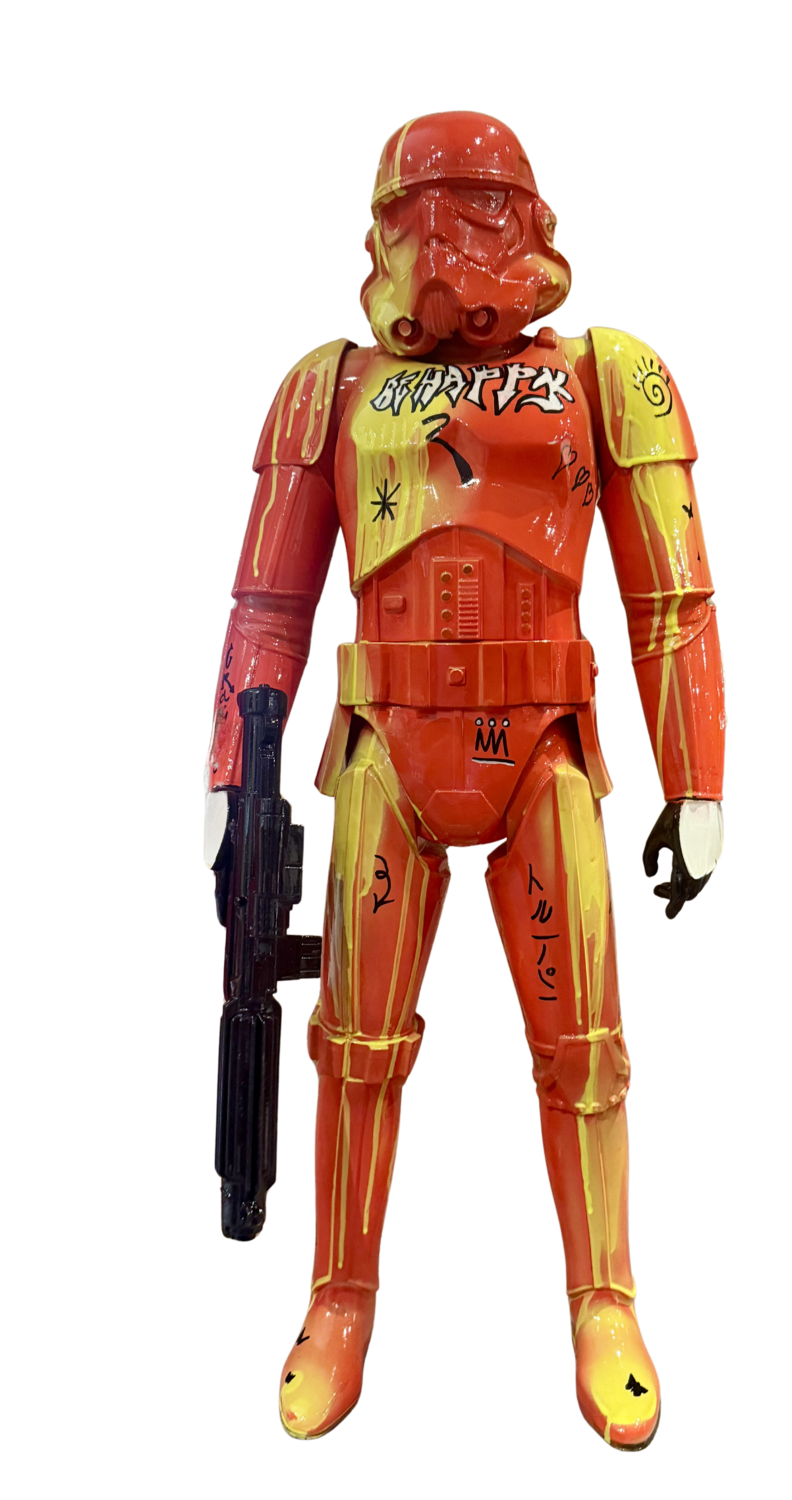 Happy Trooper ,  Guerre des étoiles  - Pièce unique RAPH Sculpture for sale