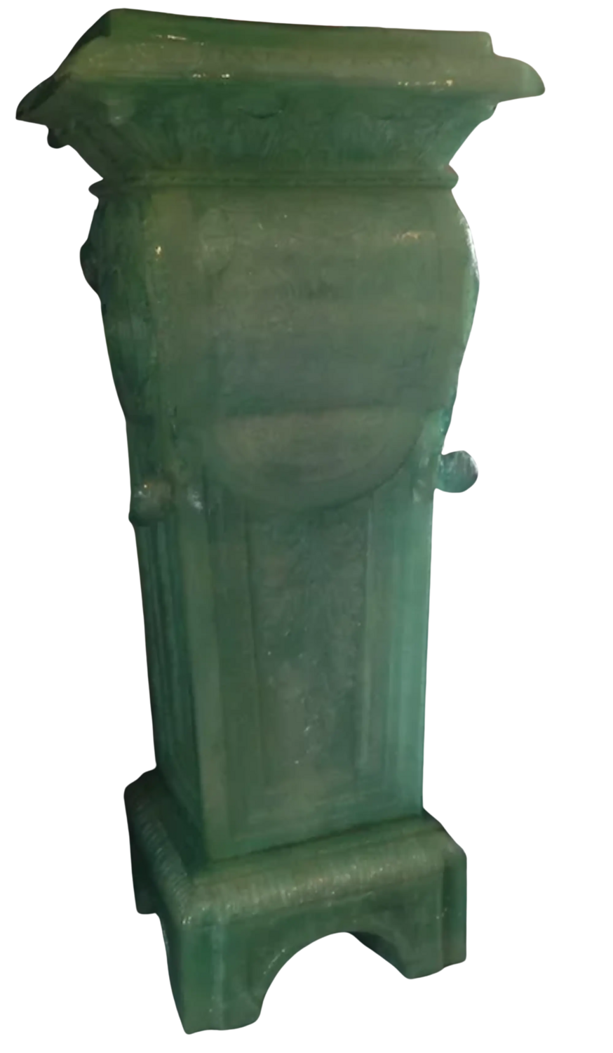 Colonne à la manière de Charles André Boulle en résine verte RAPH Sculpture for sale