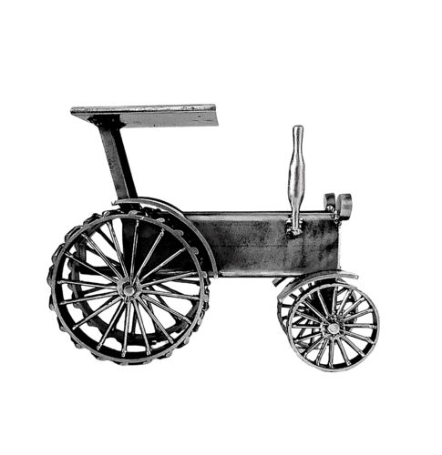 Vintage Tractor - The Old Vehicles series by Albert Dura, Sculpture for Sale on Select
