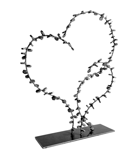 Hearts by Albert Dura, Sculpture for Sale on Select