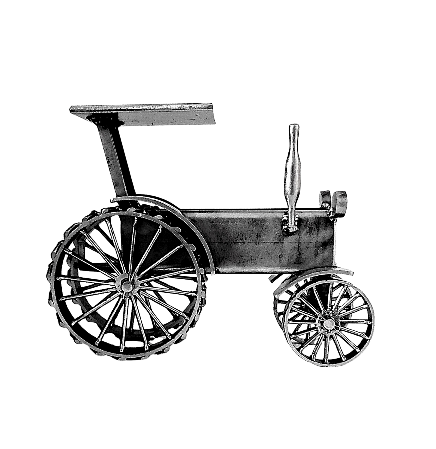 Vintage Tractor - The Old Vehicles series Albert Dura Sculpture for sale
