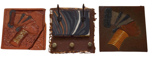 Wandgarderobe AFRIKA by Sine von Schonen, Sculpture for Sale on Select