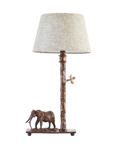 Bronze Elephant Table Lamp by Heinrich Filter, Sculpture for Sale on Select