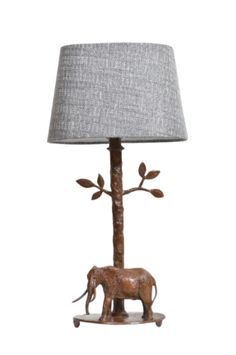 Sculptural Bronze Elephant Table Lamp by Heinrich Filter, Sculpture for Sale on Select