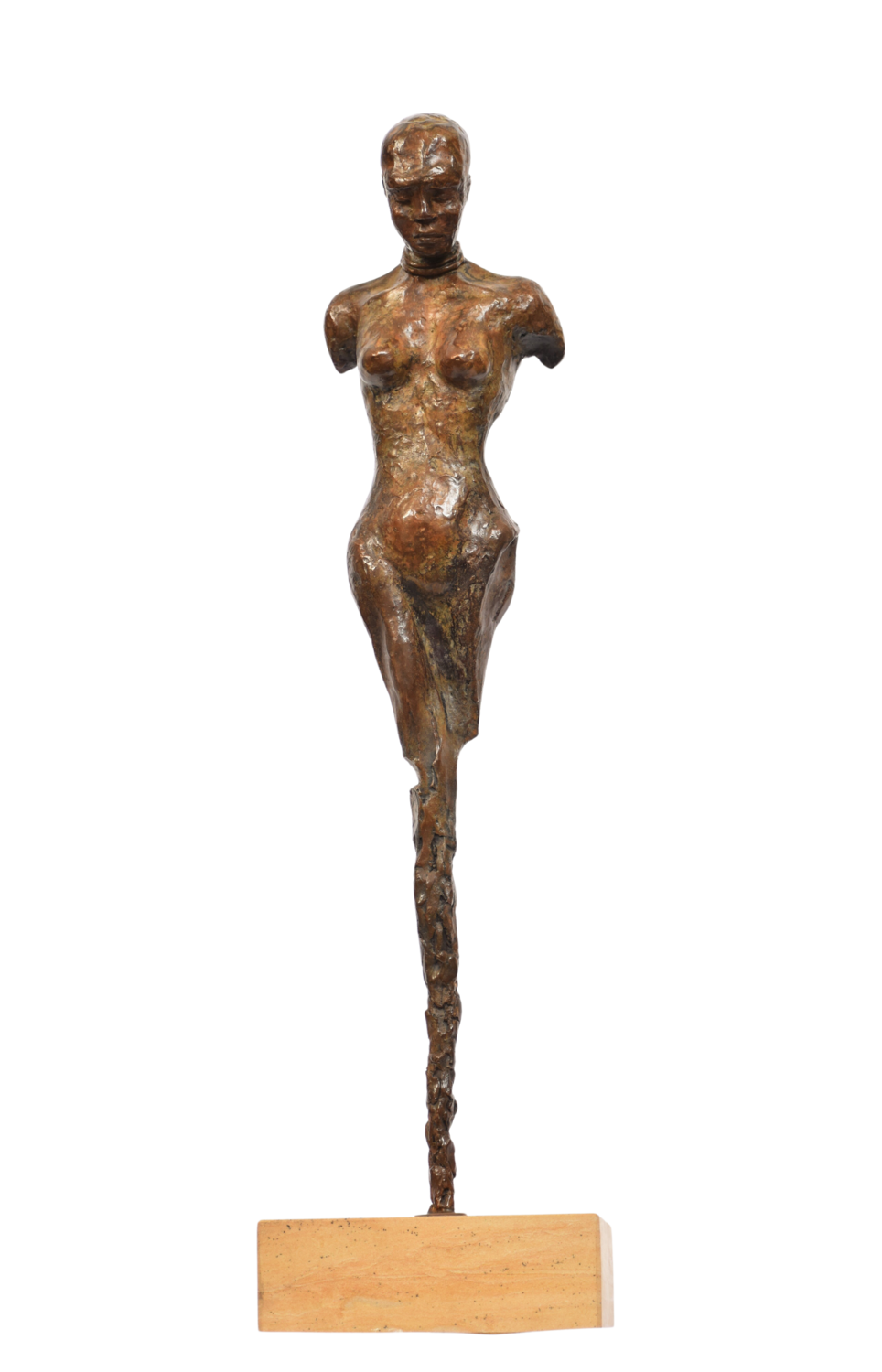 Zuri - Bronze Nude Sculpture - African Figurative Heinrich Filter Sculpture for sale