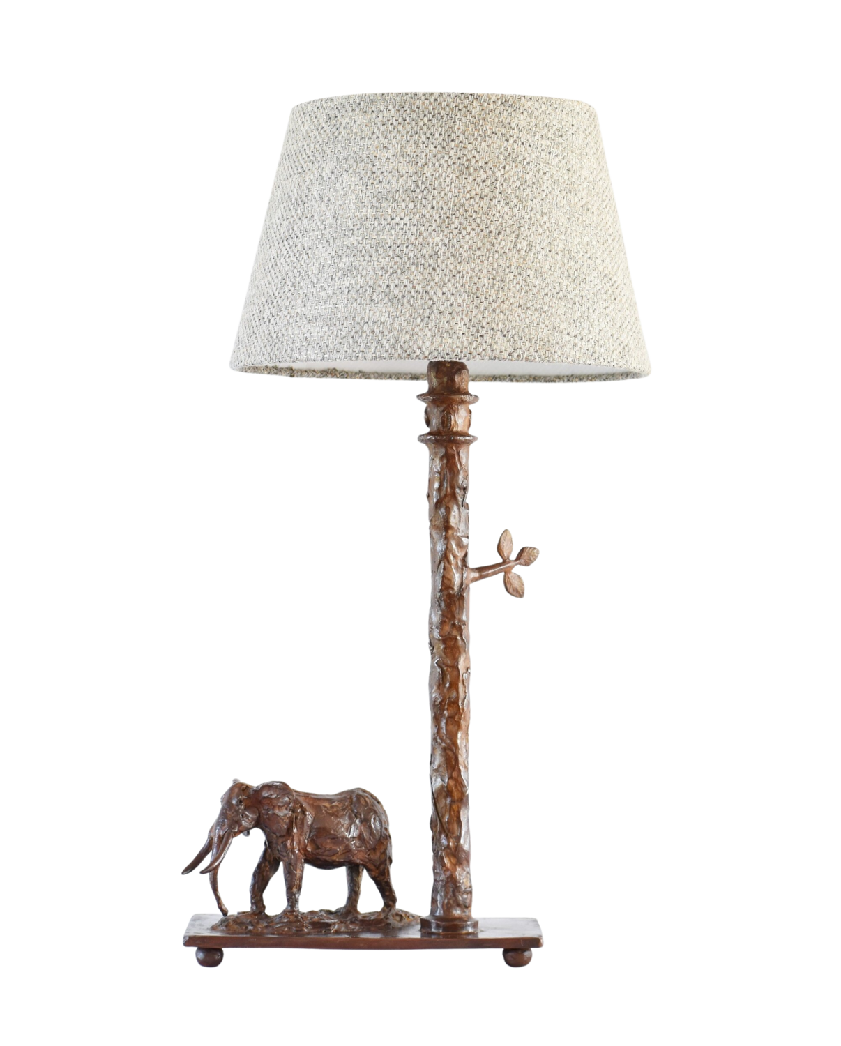 Bronze Elephant Table Lamp Heinrich Filter Sculpture for sale