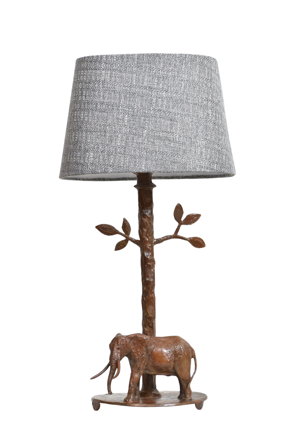 Sculptural Bronze Elephant Table Lamp Heinrich Filter Sculpture for sale