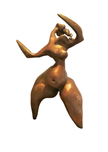 Dancing Fat Lady by Maureen Quin, Sculpture for Sale on Select