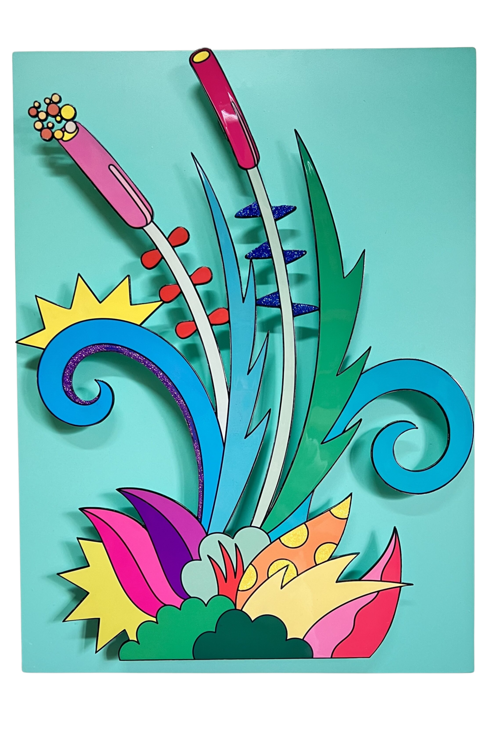Flowerpop Massimo Sansavini Sculpture for sale