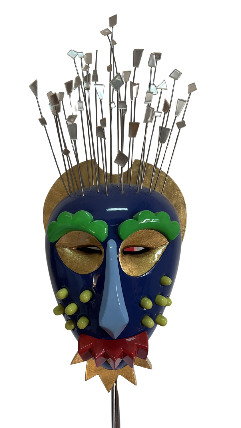 Mask 3 Massimo Sansavini Sculpture for sale