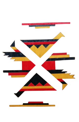 BASSORILIEVO  -  CAMPO APACHE by Denise Mastel, Sculpture for Sale on Select