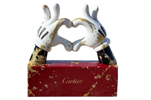 "Love, Gold and Cartier"" by Olaf Neumann, Sculpture for Sale on Select