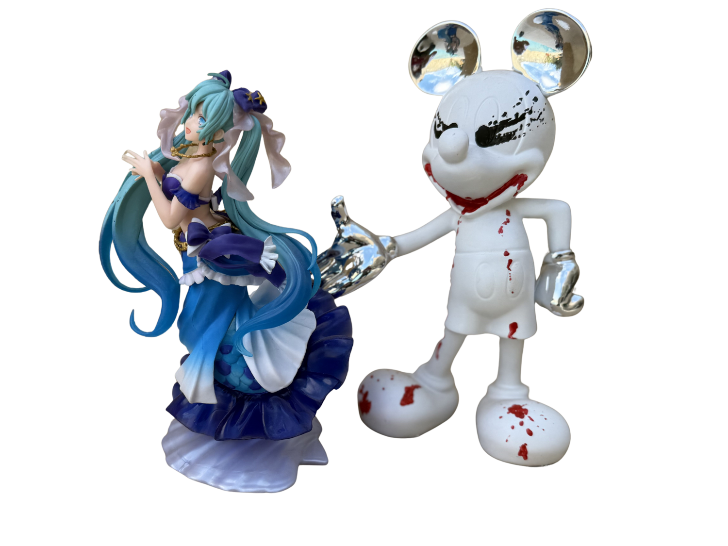 "Manga Princess and  the Bad Mouse " Olaf Neumann Sculpture for sale