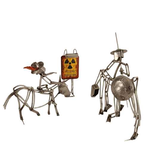Don Quichotte 2.0 by Jacques-Etienne Henry, Sculpture for Sale on Select