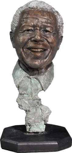 Nelson Mandela Bust by Barry Jackson, Sculpture for Sale on Select