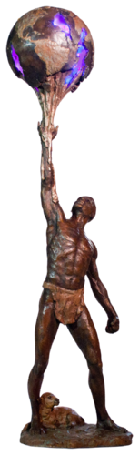Struggle against adversity by Barry Jackson, Sculpture for Sale on Select