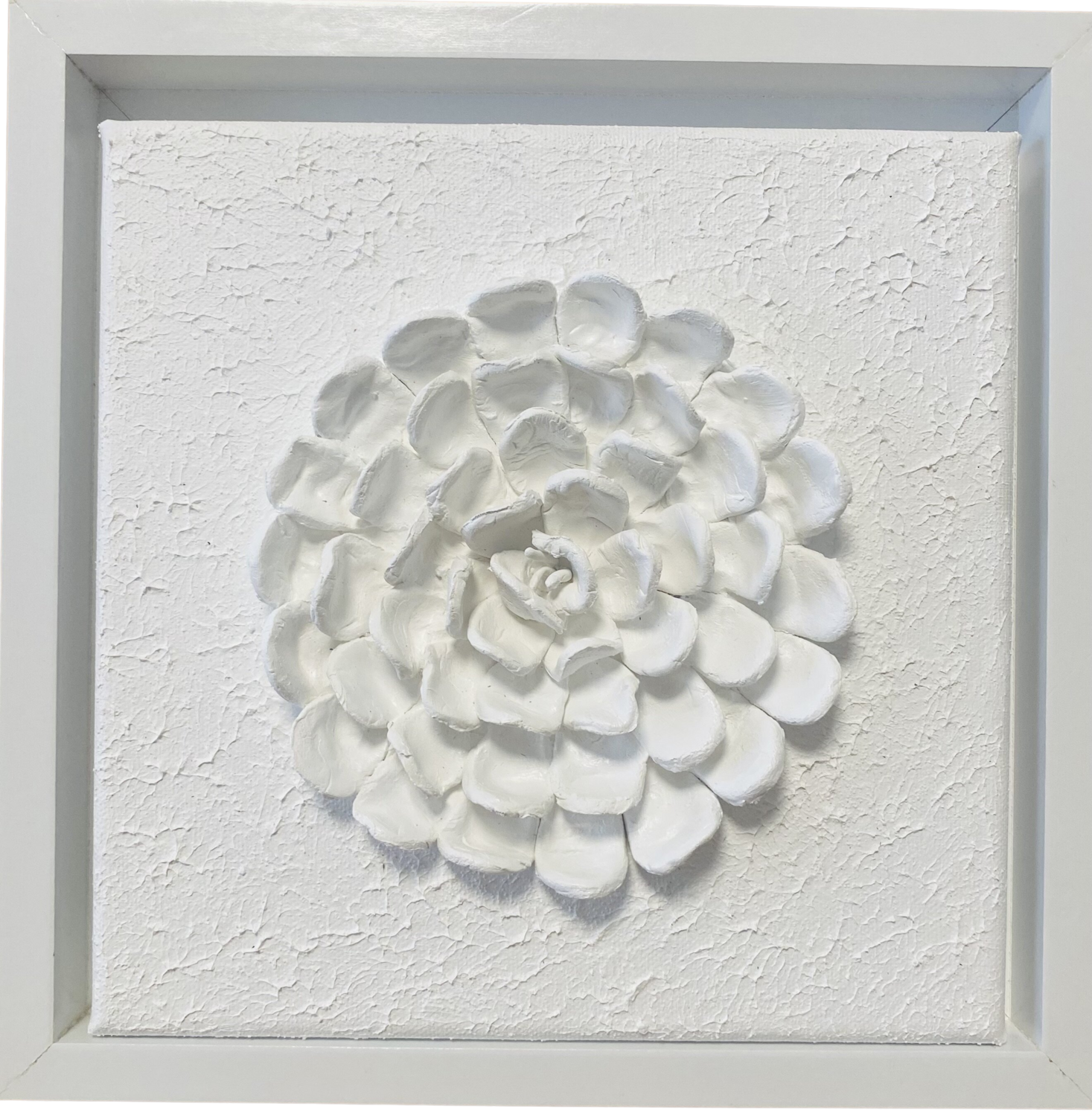 Series White Flowers - 3D, Ceramic , clay Nataliia Krykun Sculpture for sale