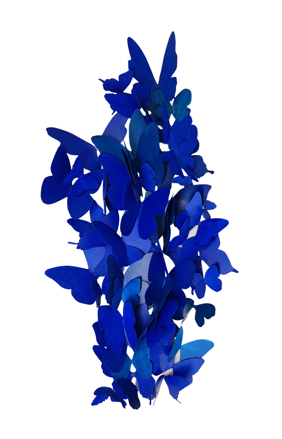 Cobalt Blue Butterflies Daria Startseva Sculpture for sale