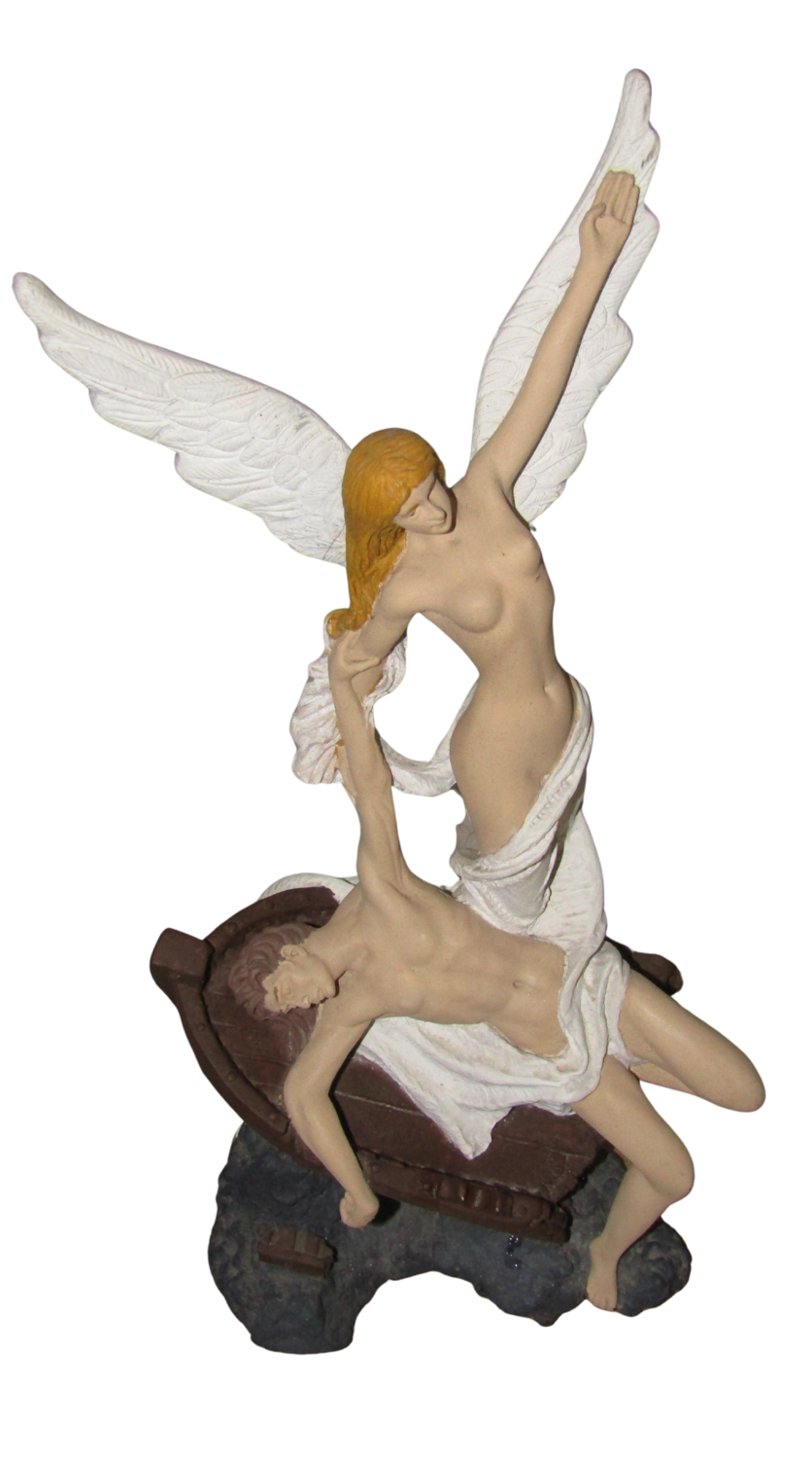 os anjo das mulher que salvou a vida a humanidade - dedicatória as mulheres Celso PREI Sculpture for sale