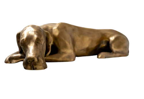 Schlafender Hund | Limited Edition by DOGFINEART, Sculpture for Sale on Select