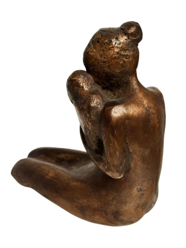 Mädchen mit Kind | Bronze U N I K A T by DOGFINEART, Sculpture for Sale on Select