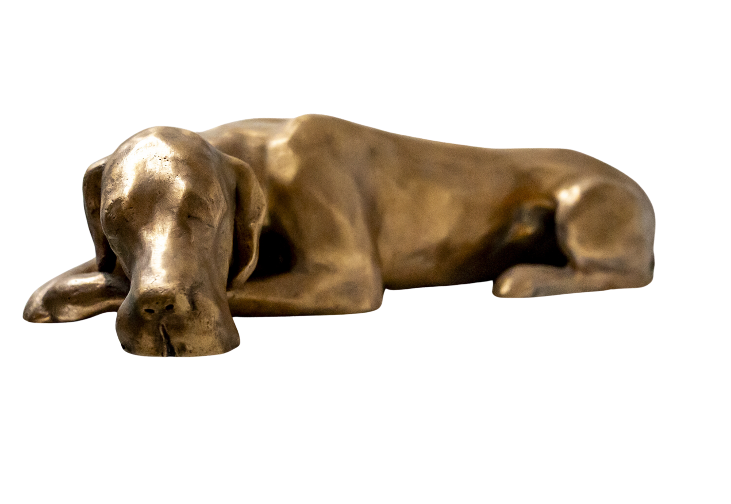 Schlafender Hund | Limited Edition DOGFINEART Sculpture for sale