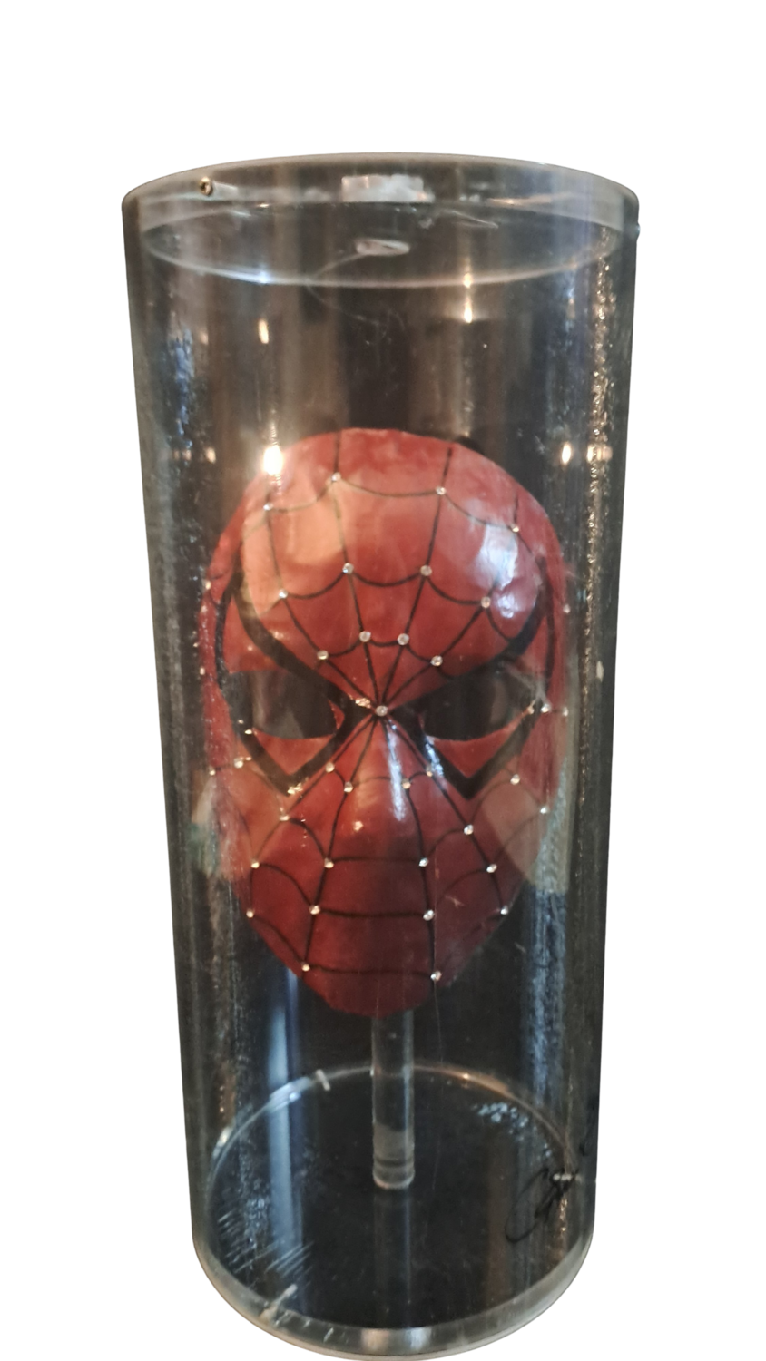 Swarowsky Marvel Mask  1/3 "Spiderman" Simone Grenzi Sculpture for sale
